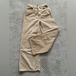 Urban Outfitters BDG Tan Corduroy Jeans High Wide High Rize. Size 26